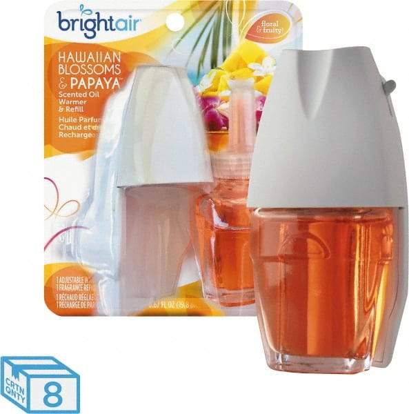 BRIGHT Air - 0.67 oz Packet Air Freshener - Liquid, Hawaiian Blossoms & Papaya Scent - Best Tool & Supply