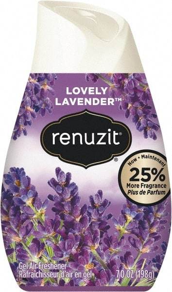 Renuzit - 7 oz Cone Air Freshener - Gel, Fresh Lavender Scent, Environmentally Safe - Best Tool & Supply