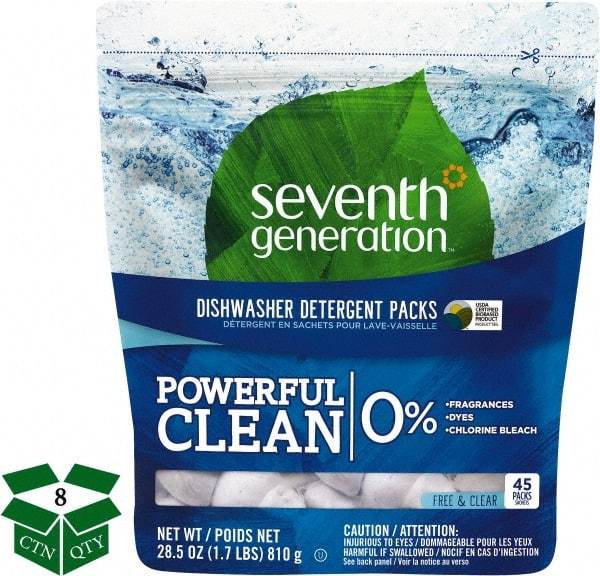 Seventh Generation - 0.63 oz Packet Automatic Dishwashing Powder - Unscented - Best Tool & Supply