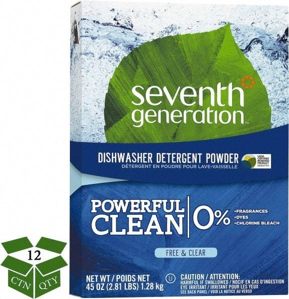 Seventh Generation - 45 oz Box Automatic Dishwashing Powder - Unscented - Best Tool & Supply