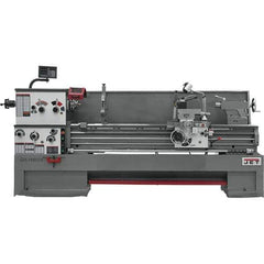 Jet - 18" Swing, 80" Between Centers, 230/460 Volt, Triple Phase Toolroom Lathe - 7MT Taper, 7-1/2 hp, 25 to 1,800 RPM, 3-1/8" Bore Diam, 44" Deep x 66" High x 136" Long - Best Tool & Supply