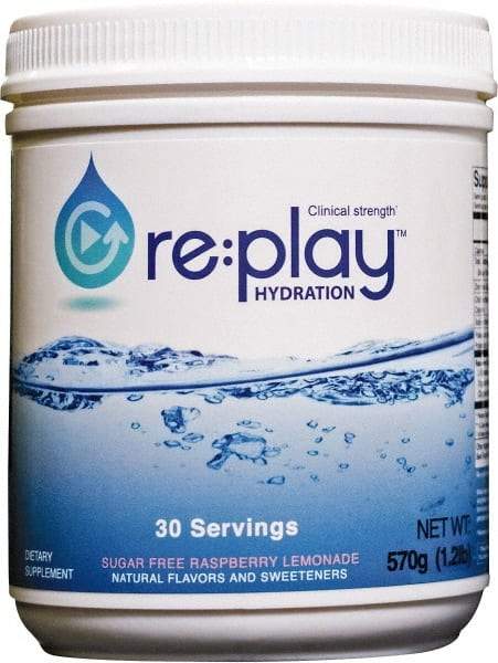 Hydration Health - 19.2 oz Container Sugar Free Raspberry Lemonade Activity Drink - Powdered, Yields 540 oz - Best Tool & Supply