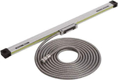 Mitutoyo - 300mm Max Measuring Range, 5 µm Resolution, 486mm Scale Length, Glass DRO Linear Scale - 5+5L0/1,000 µm Accuracy, IP53, 5' Cable Length, 0 to 45°C, Series AT-216-T - Best Tool & Supply