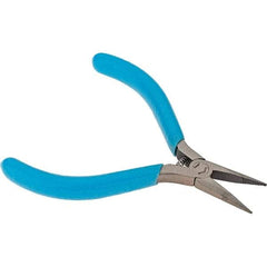 Xcelite - 13/16" Jaw Length x 3/8" Jaw Width, Long Nose Comfort Grip Pliers - Serrated Jaw, Bi-Material Cushion Handle - Best Tool & Supply