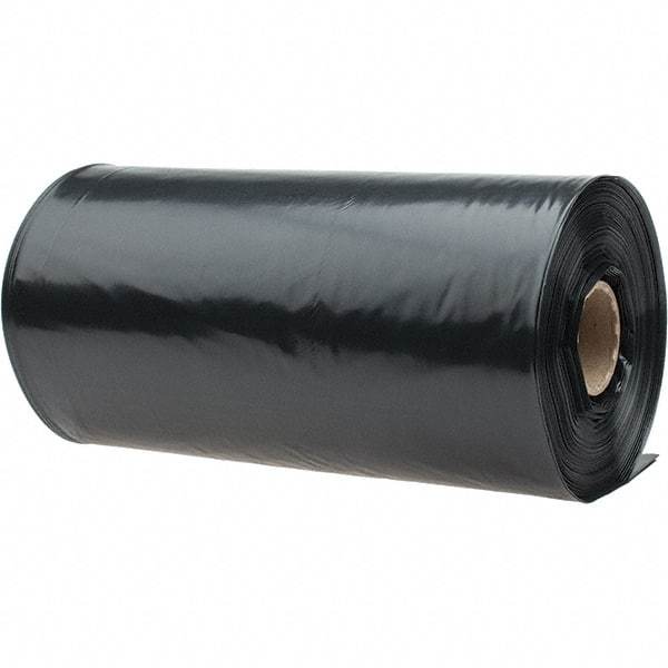 PRO-SOURCE - 4 mil Thick, Heavy-Duty Trash Bags - Linear Low-Density Polyethylene (LLDPE), Roll Dispenser, 38" Wide x 78" High, Black - Best Tool & Supply