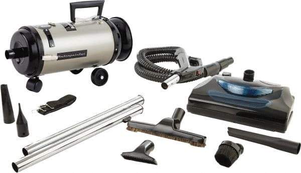 MetroVac - Canister Vacuum Cleaner - 120 Volts, 4 hp, 11.25 Amps, 12.5 Lb, Accessories Included - Best Tool & Supply