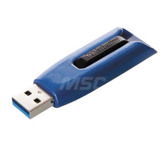 Verbatim - Office Machine Supplies & Accessories; Office Machine/Equipment Accessory Type: Flash Drive ; For Use With: Windows XP Vista & 7 & Higher; Mac OS X 10.1 & Higher; Linux kernel 2.6 & Higher ; Color: Blue - Exact Industrial Supply