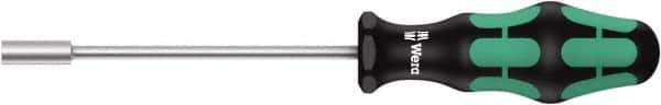 Wera - 8mm Solid Shaft Nutdriver - Cushion Grip Handle, 223mm OAL - Best Tool & Supply