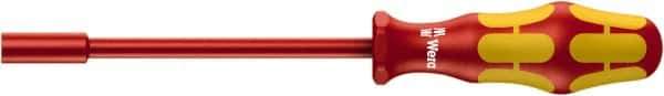 Wera - 9/16" Solid Shaft Insulated Nutdriver - Cushion Grip Handle, 237mm OAL - Best Tool & Supply