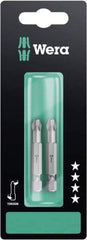 Wera - 6mm Drive Torx Screwdriver Bit - 2" OAL, Power Bit - Best Tool & Supply