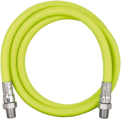 Legacy - 3' Long, 10,000 psi Operating Pressure, Rubber Grease Gun Hose - 1/8 NPT, 10,000 psi Burst Pressure - Best Tool & Supply