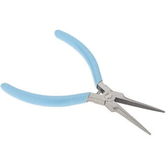 Xcelite - 1-3/4" Jaw Length x 15/32" Jaw Width, Long Needle Nose Comfort Grip Pliers - Serrated Jaw, Bi-Material Cushion Handle - Best Tool & Supply