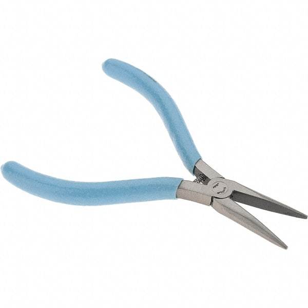 Xcelite - 5" Jaw Length x 7/16" Jaw Width, Long Nose Comfort Grip Pliers - Smooth Jaw, Bi-Material Cushion Handle - Best Tool & Supply