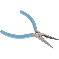 Xcelite - 1-11/16" Jaw Length x 17/32" Jaw Width, Long Nose Comfort Grip Pliers - Serrated Jaw, Bi-Material Cushion Handle - Best Tool & Supply