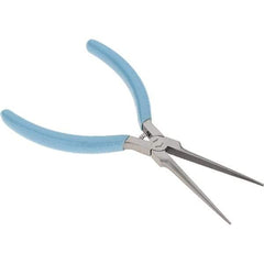 Xcelite - 2-5/16" Jaw Length x 15/32" Jaw Width, Long Nose Comfort Grip Pliers - Serrated Jaw, Bi-Material Cushion Handle - Best Tool & Supply