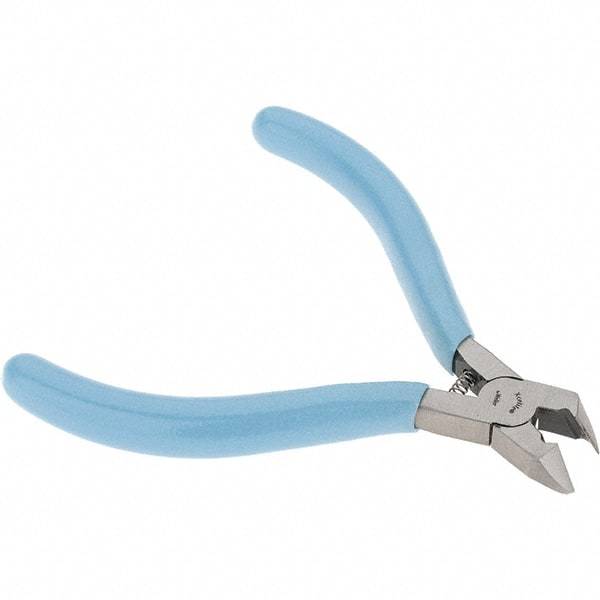 Xcelite - 100mm OAL, 20 AWG Capacity, Diagonal Cutter - 7/16" Jaw Length x 11mm Jaw Width, 29° Angled Head - Best Tool & Supply