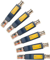 Fluke Networks - Blue Electrical Test Equipment Identifier Kit - Use with Microscanners2 Cable Testers - Best Tool & Supply