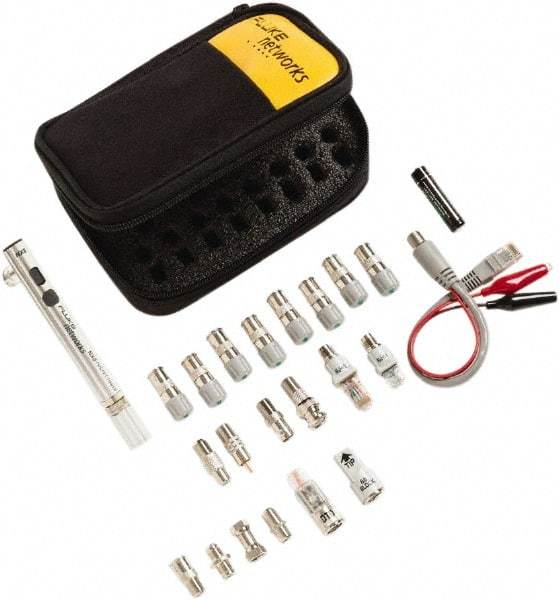 Fluke Networks - 24 Piece, Data & Video Kit - Comes in Clam Shell - Best Tool & Supply