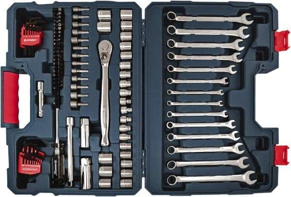 Crescent - 128 Piece 3/8" Drive Mechanic's Tool Set - Comes in Blow Molded Case - Best Tool & Supply