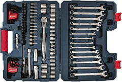 Crescent - 128 Piece 3/8" Drive Mechanic's Tool Set - Exact Industrial Supply