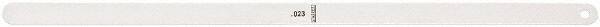 Starrett - Feeler Gages   Thickness (Decimal Inch): 0.0230    Leaf Length (Inch): 12 - Best Tool & Supply