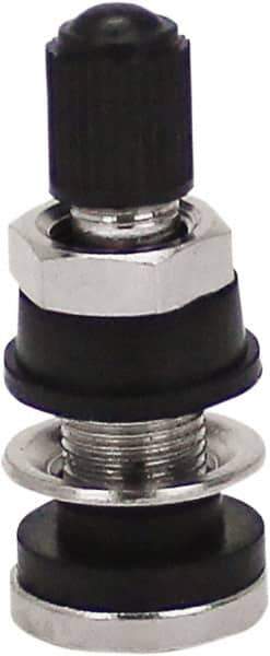 Milton - Clamp-In Tubeless Tire Valve - For Rim Holes 5/8", Rim Holes .453 - Best Tool & Supply