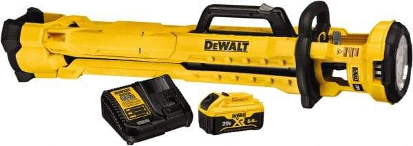 DeWALT - 20 Volts, 3000 Lumens, Cordless Work Light - Yellow, 11 hr Run Time - Best Tool & Supply