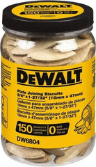 DeWALT - Size 0 Biscuits - 150 Pieces, Tube - Best Tool & Supply