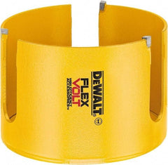 DeWALT - 4" Diam, 2" Cutting Depth, Hole Saw - Carbide-Tipped Saw, Toothed Edge - Best Tool & Supply