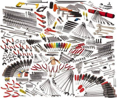 Proto - 558 Piece 1/4, 3/8 & 1/2" Drive Master Tool Set - Comes in Workstation - Best Tool & Supply