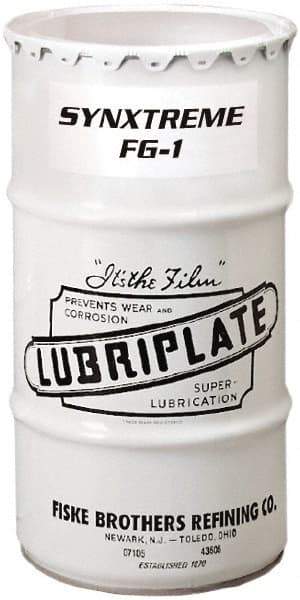 Lubriplate - 120 Lb Drum Calcium Extreme Pressure Grease - Tan, Extreme Pressure, Food Grade & High/Low Temperature, 440°F Max Temp, NLGIG 1, - Best Tool & Supply