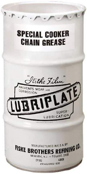 Lubriplate - 120 Lb Drum Petroleum General Purpose Grease - White, Food Grade, 400°F Max Temp, NLGIG 2-1/2, - Best Tool & Supply