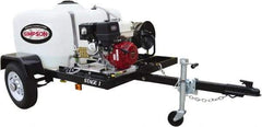 Simpson - Gas, 8.5 hp, 3,800 psi, 3.5 GPM, Cold Water Pressure Washer - CAT Triplex, 100' x 3/8" Hose - Best Tool & Supply