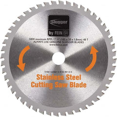 Fein - Wet & Dry-Cut Saw Blades Blade Diameter (Inch): 7-1/4 Blade Material: Carbide-Tipped - Best Tool & Supply