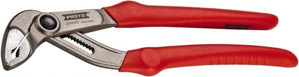 Proto - 12-19/32" OAL, 1-59/64" Max Capacity, 73mm Jaw Length, 12 Position Tongue & Groove Pliers - Slim Head - Best Tool & Supply