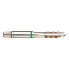 1-1/4-12 2B 4-Flute Cobalt Green Ring Spiral Point Plug Tap-Bright - Best Tool & Supply