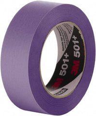 3M - 96mm Wide x 55 m Long Purple Crepe Paper Masking Tape - Series 501+, 33 In/Lb Tensile Strength - Best Tool & Supply