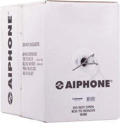 Aiphone - 20 AWG, 2 Wire, 1,000' OAL Unshielded Automation & Communication Cable - Polyethylene Insulation, 0.032" OD - Best Tool & Supply