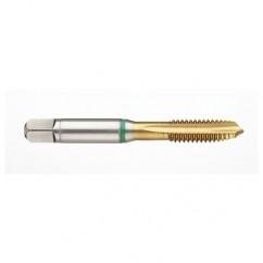 41168 2B -Flute Cobalt Green Ring Spiral Point Plug Tap-TiN - Best Tool & Supply