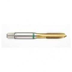 1-1/8-7 2B -Flute Cobalt Green Ring Spiral Point Plug Tap-TiN - Best Tool & Supply
