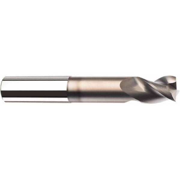 Corner Radius End Mill: 1″ Dia, 3-1/4″ LOC, 0.19″ Radius, 3 Flutes, Solid Carbide 6″ OAL, 1″ Shank Dia, 38 ° Helix, Bright/Uncoated, Corner Radius End, Centercutting, Series 43