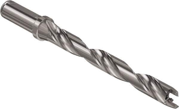 Seco - Crownloc Plus Series, 18 Head Connection, 8xD, 20mm Shank Diam, Drill Body - 182.3mm Body to Flange Length, SD408 Toolholder, 18mm Nose Diam, 164.3mm Flute Length - Best Tool & Supply