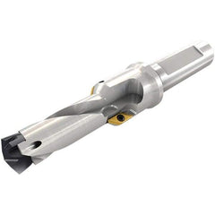 Iscar - 0.413 to 0.429" Diam, 1.06" Max Drill Depth, 5/8" Shank Diam, 3.98" OAL, Replaceable Tip Drill - 10 Seat Size, DCNT Toolholder, Series Pre-Thread - Best Tool & Supply