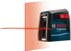 Bosch - 2 Beam 30' Max Range Self Leveling Cross Line Laser - Best Tool & Supply