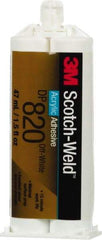 3M - 48.5 mL Cartridge Two Part Acrylic Adhesive - 15 to 20 min Working Time - Best Tool & Supply