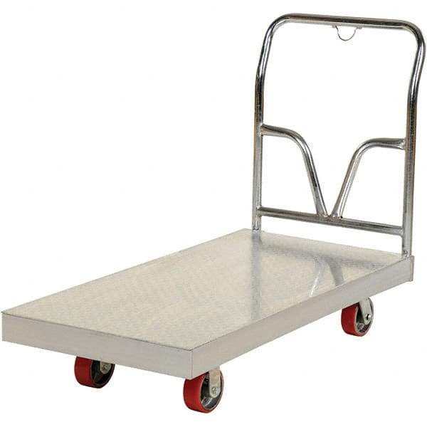 Vestil - 3,600 Lb Capacity Steel Platform Truck - Steel Deck, 24" OAW - Best Tool & Supply