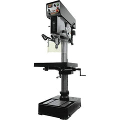 Jet - 10-7/16" Swing, Variable Speed Pulley Drill & Tap Press - Variable Speed, 2 hp, Three Phase - Best Tool & Supply