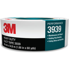 3M Heavy Duty Duct Tape 3939 Silver 48 mm × 54.8 m 9.0 mil Individually Wrapped Conveniently Packaged - Best Tool & Supply