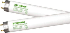 SYLVANIA - 32 Watt Fluorescent Tubular Medium Bi-Pin Lamp - 5,000°K Color Temp, 2,500 Lumens, T8, 22,000 hr Avg Life - Best Tool & Supply