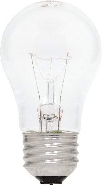 SYLVANIA - 40 Watt Incandescent Decorative Medium Screw Lamp - 2,700°K Color Temp, 450 Lumens, Dimmable, A15, 1,000 hr Avg Life - Best Tool & Supply